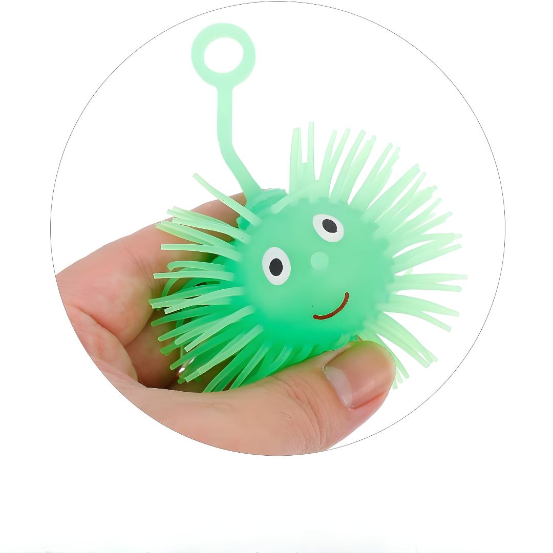 ✨ Flash Hair Ball / Puffer Ball Toy – Soft, Bouncy & Fun ✨