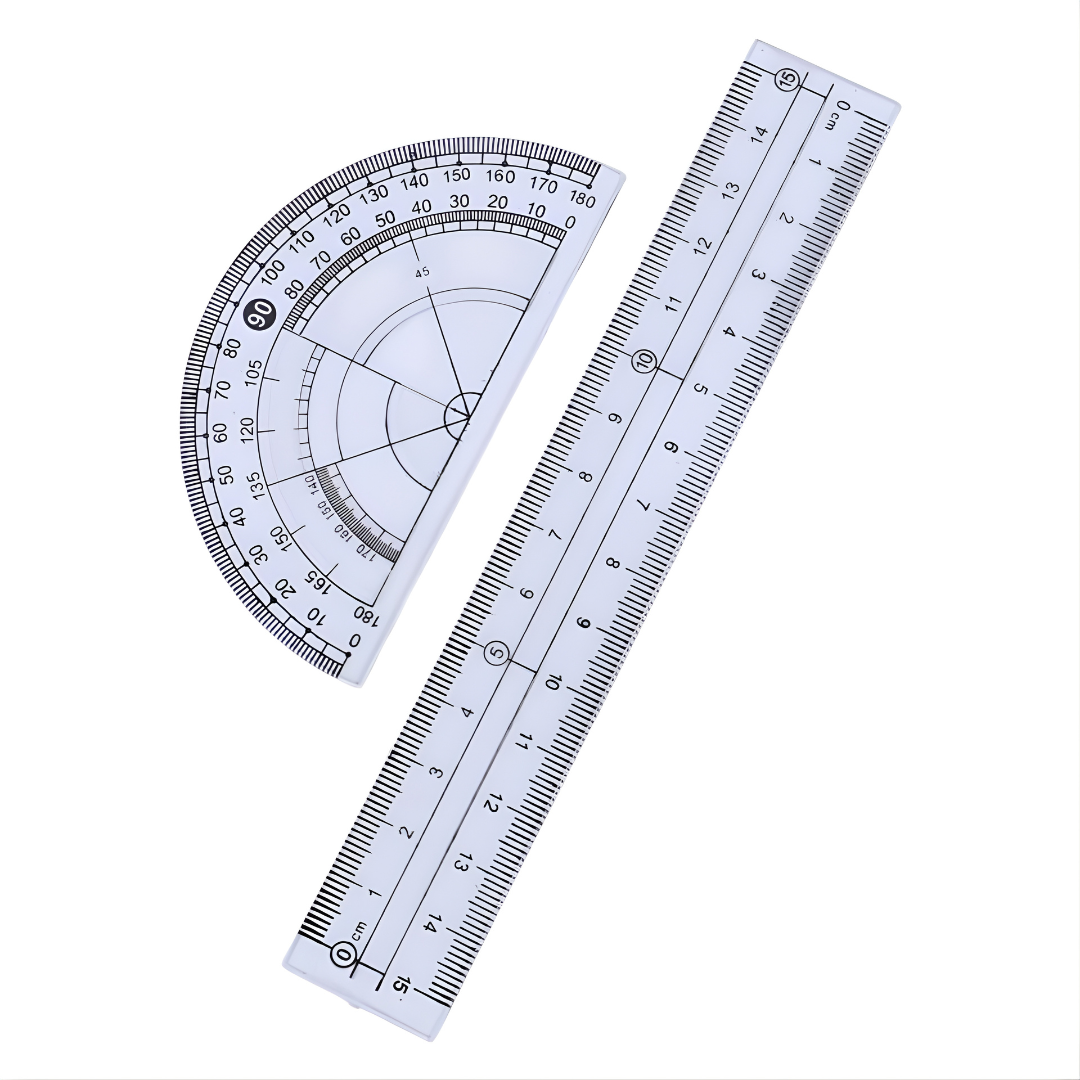 📐 Ultimate 8-Piece Professional Geometry Set for Students ✏️