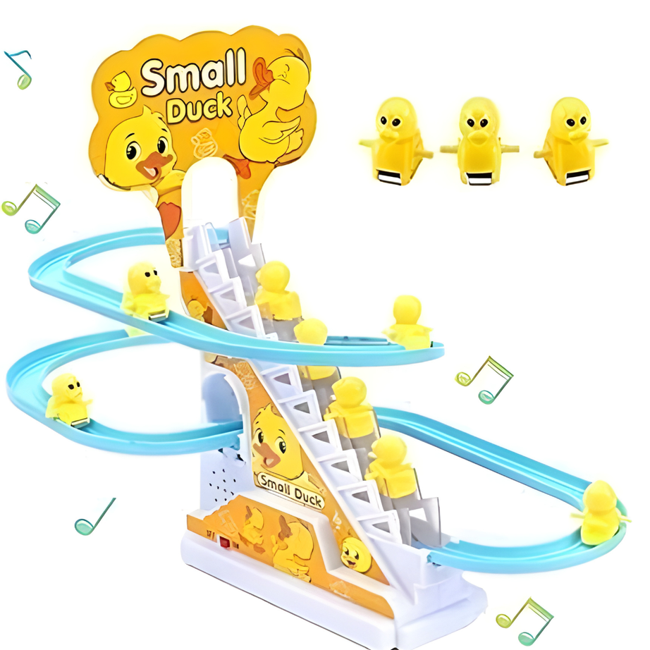 🦆 Small Duck Track Toy – Climbing Duck Adventure Playset 🎢