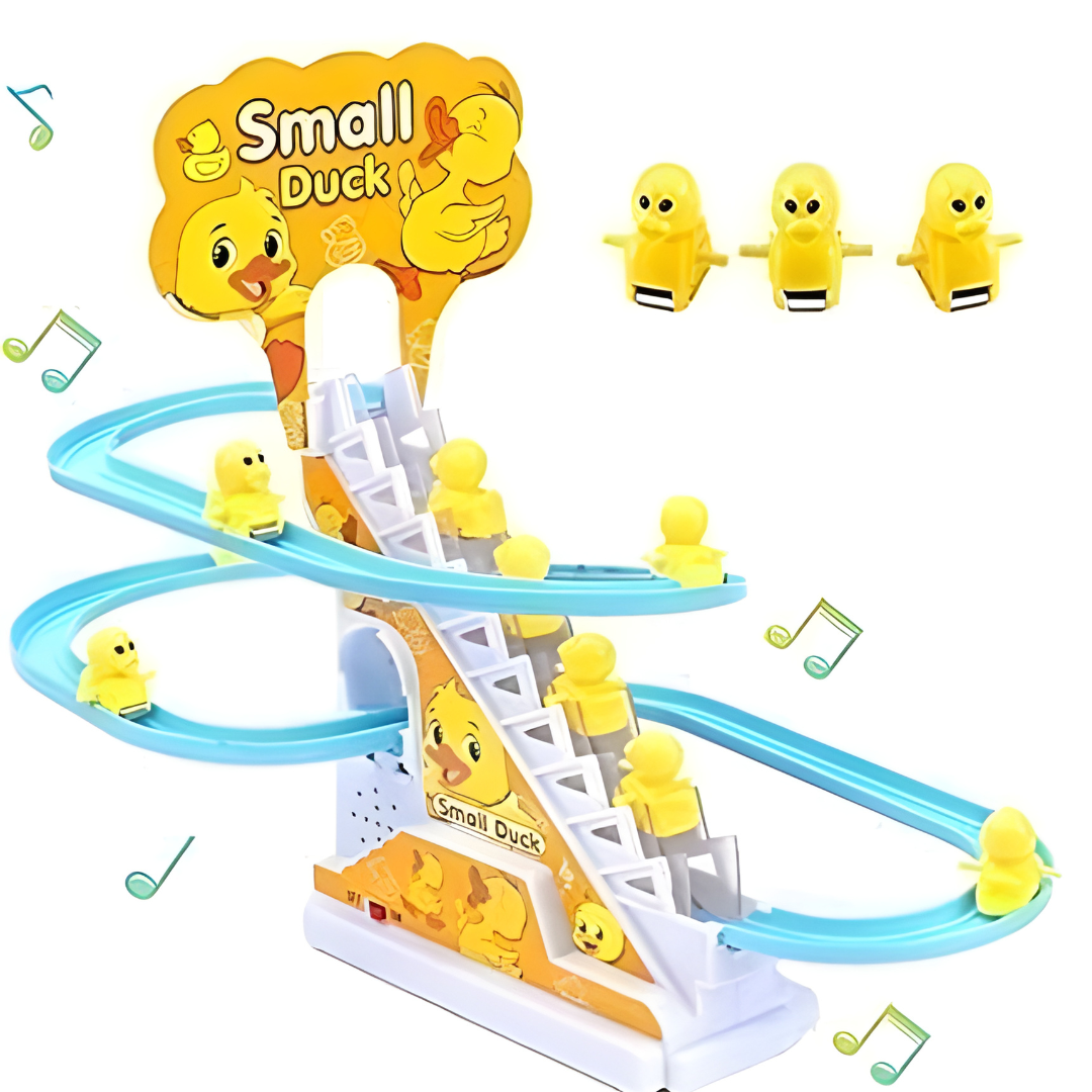 🦆 Small Duck Track Toy – Climbing Duck Adventure Playset 🎢
