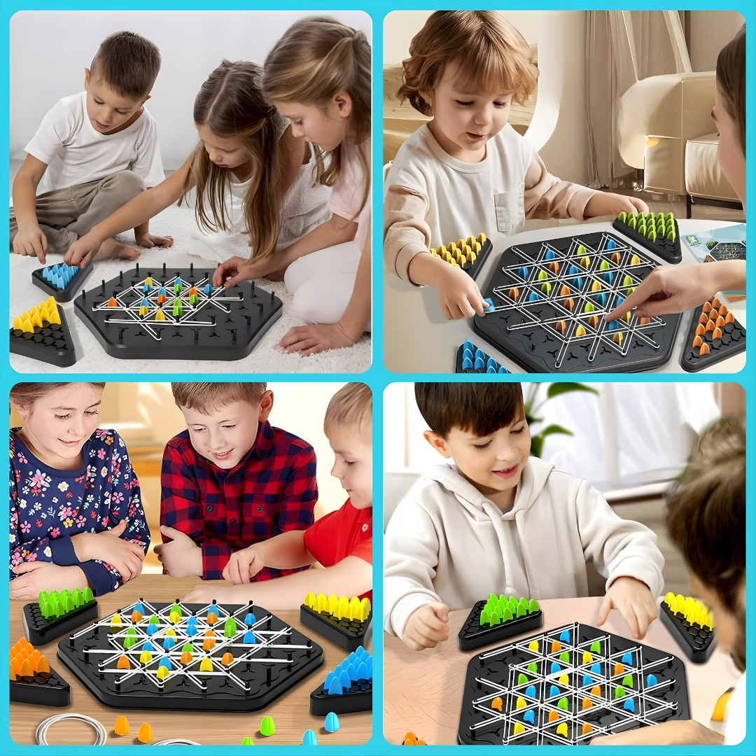 🔗 Chain Triangle Chess Game – Smart Strategy Link-Up Challenge ♟️