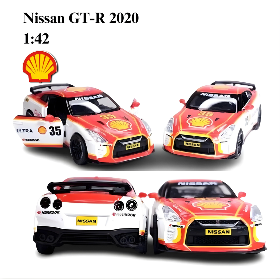 CCA 1:42 Scale 2020 Nissan GT-R Diecast Model – Premium Sports Car Collectible 🚗✨