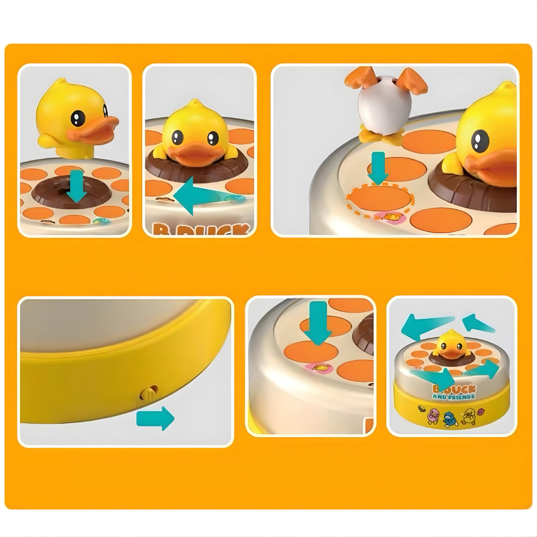 B.Duck Bounce & Catch Board Game – Fun Duck Toss Skill Game for Kids 🦆🎯