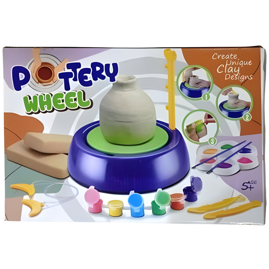 Kids Pottery Wheel Set – Creative Clay Art Studio for Beginners 🏺✨