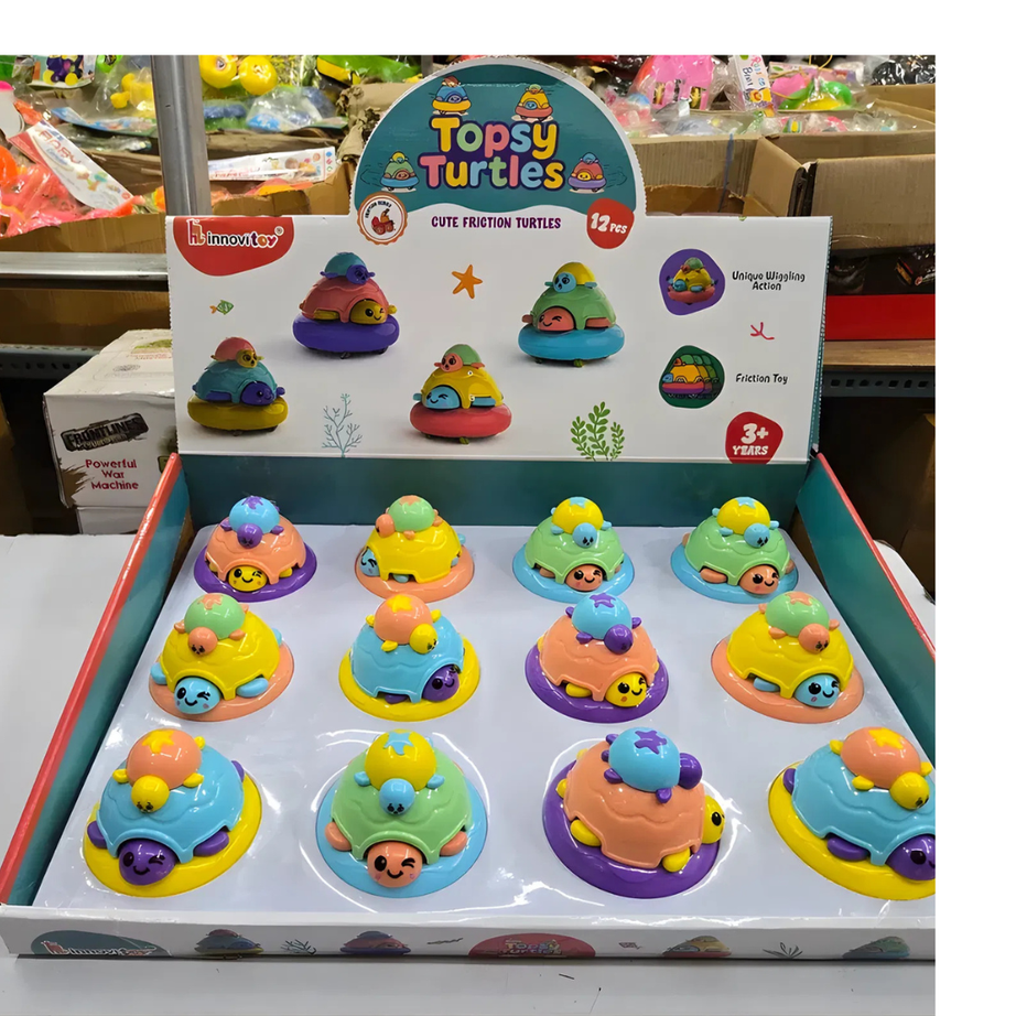 🐢 Topsy Turtle Flip Plush Toy – Reversible Cute Turtle Soft Toy 🐢