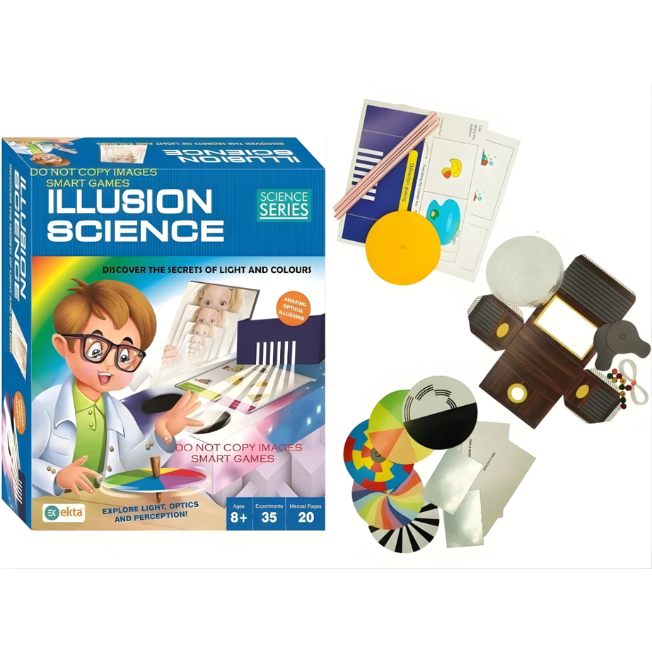 🧠✨ Mind-Blowing Illusion Science Kit for Kids – Learn the Magic of Science! 🔍🎩