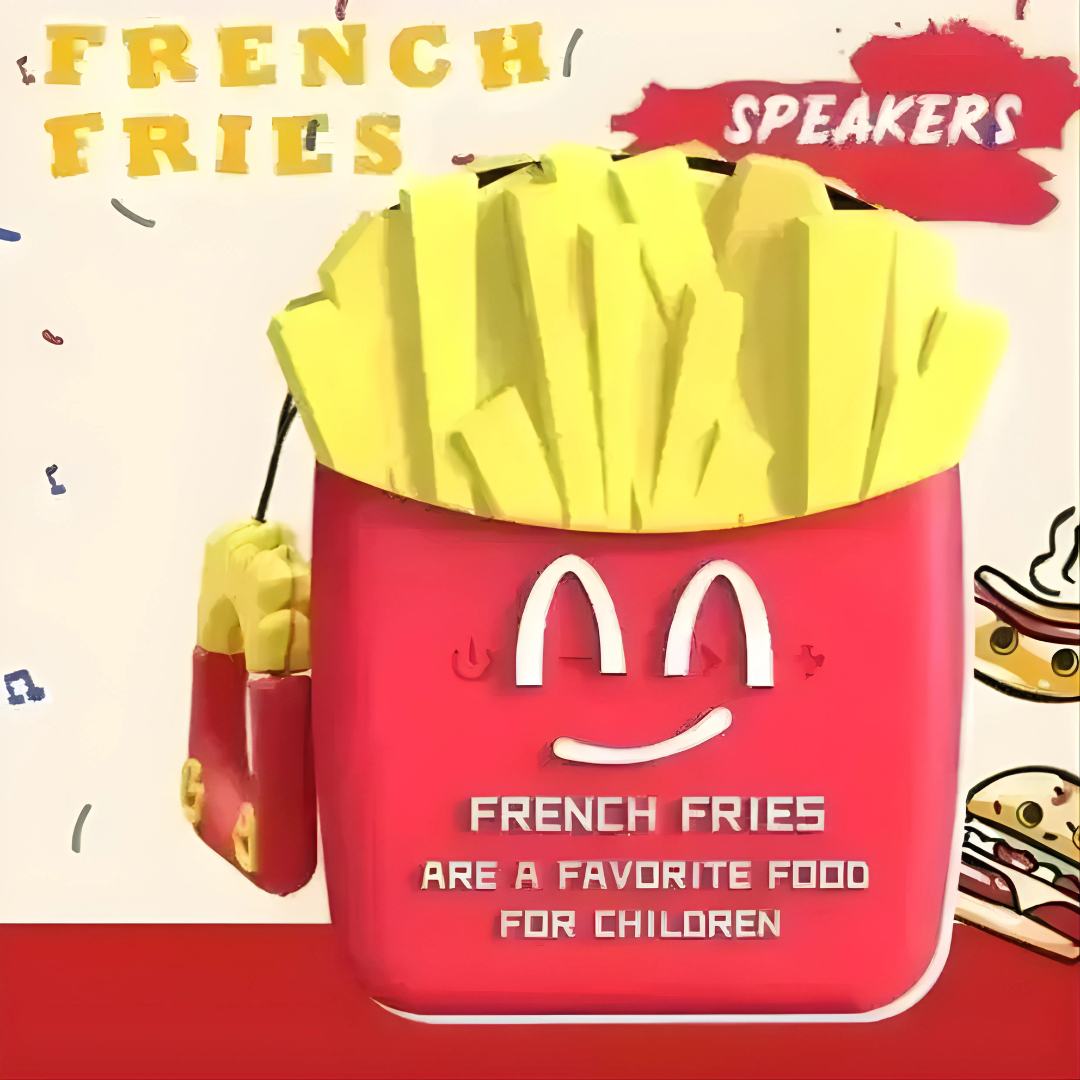 🍟🔊 French Fries Speaker – Fun Sound with a Crunchy Style! 🎶✨