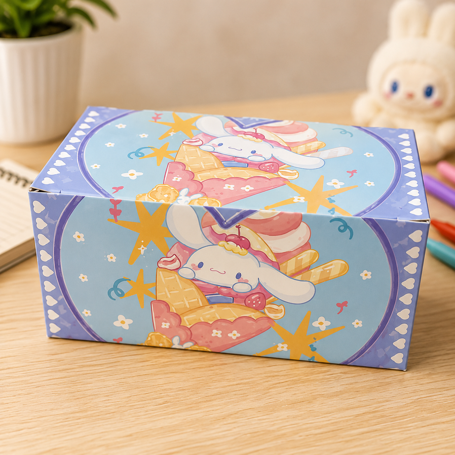 ffoldable plastic desktop stroage box