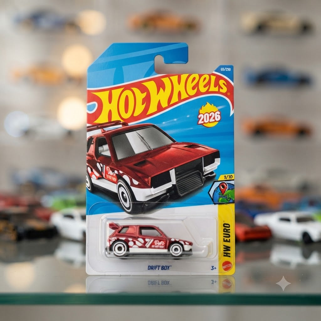 Hot Wheels 'Drift Box' & '24/SEVEN' JDM Drift Series Die-Cast Vehicle Assortment