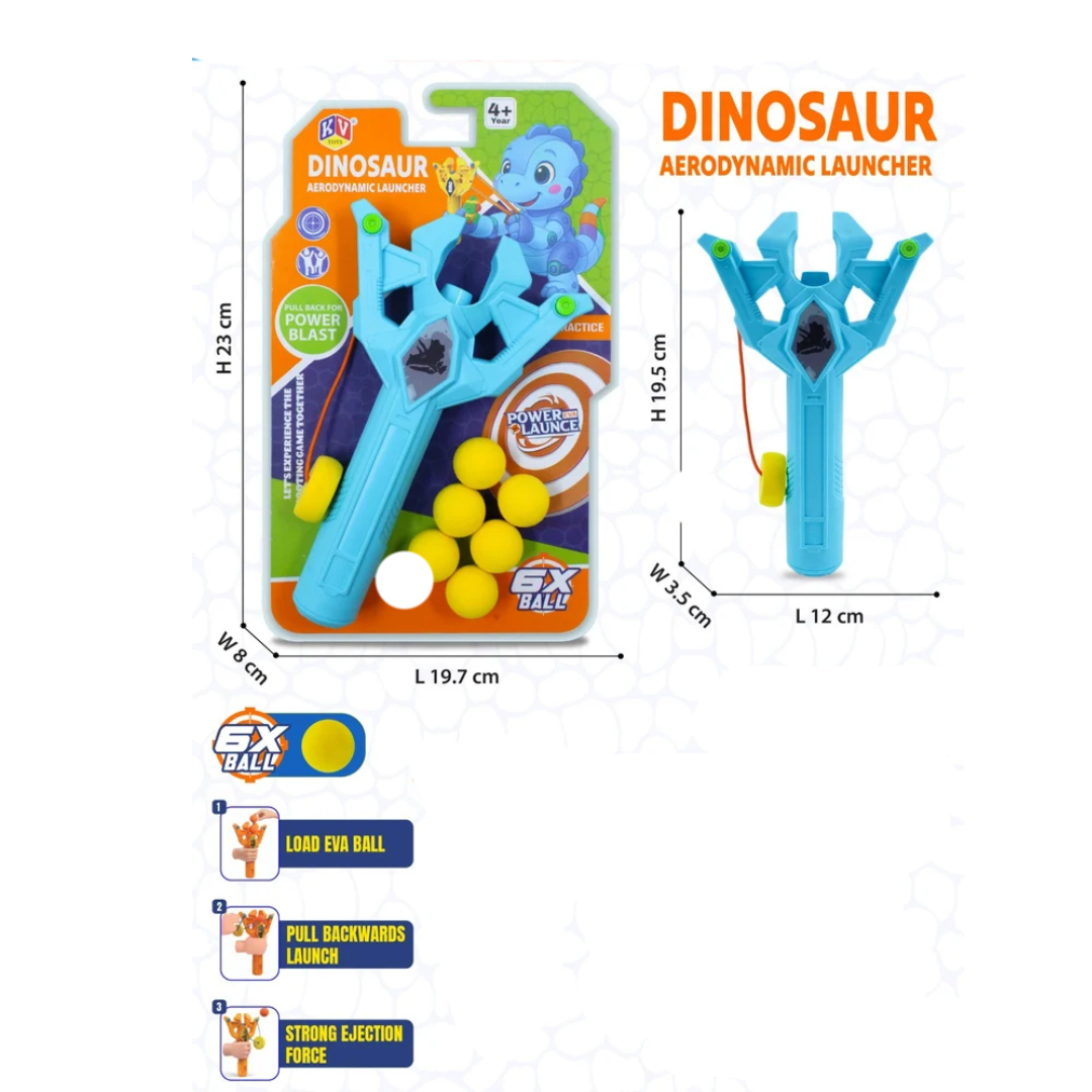 A Dinosaur Themed plastic Sling shot Lanucher