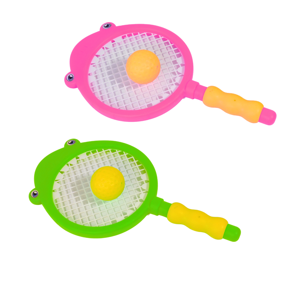 Kidsbestie-Fish Net Tennis Bats & Balls