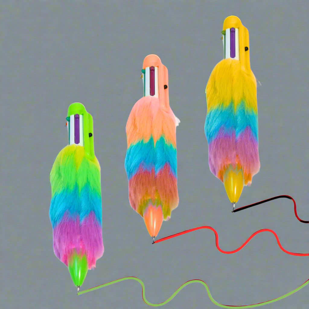 Kidsbestie-Fur Ballpoint Color Pen 