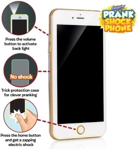 Pressing the home button delivers a mild harmless electric shock