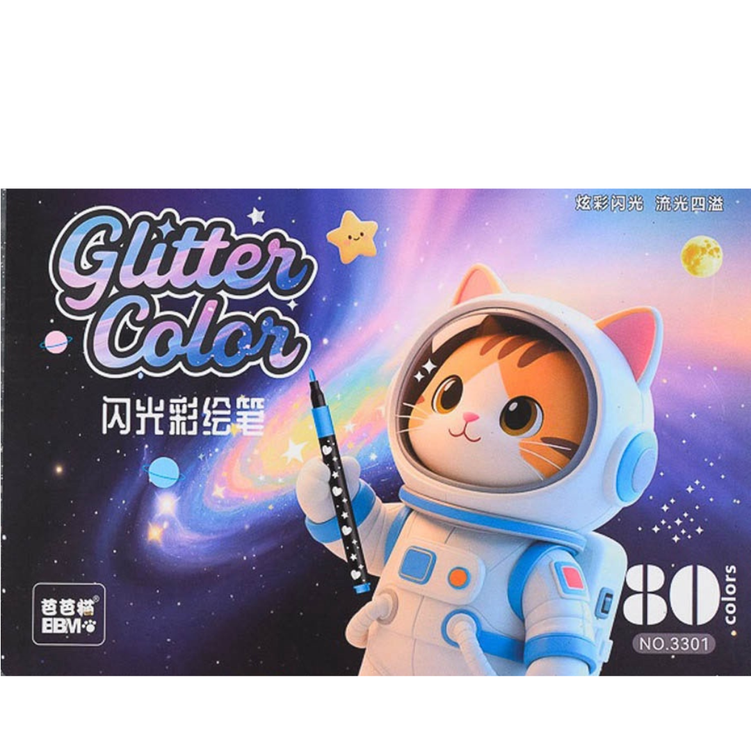 specialized glitter components for drawing