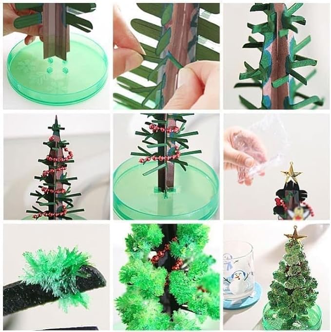 Kidsbestie-Growing Crystal Christmas Tree - Free Accessories