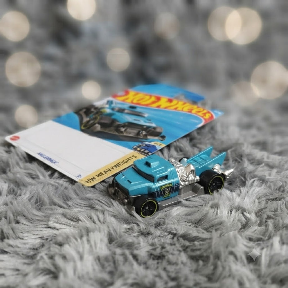1+1 Hot Wheels ComboBlue Speed Collection: Ferrari SF90 Stradale & Haulerback Duo