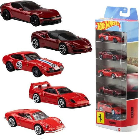 Hot Wheels Ferrari 5-Car Collector Pack - Imported