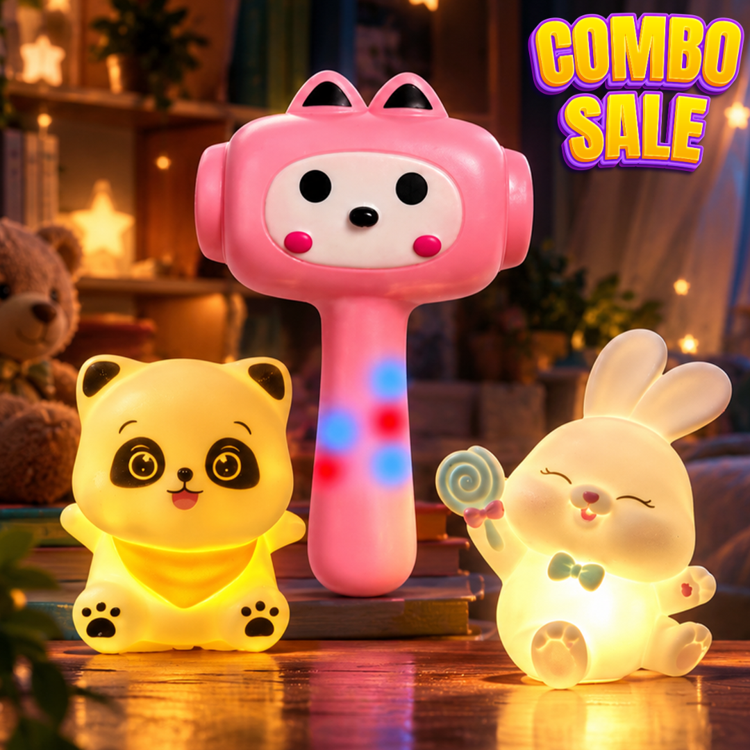 Hammer and choo choo light with sound
