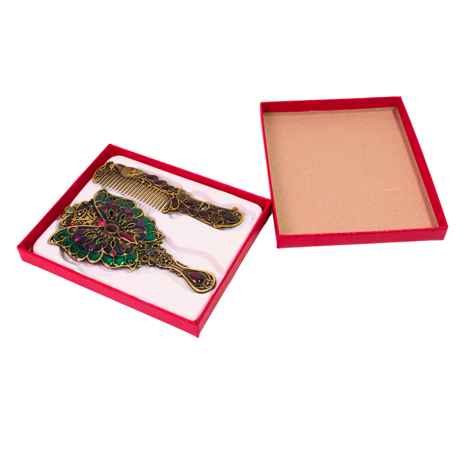 Kidsbestie-Hand Mirror and Comb for Stylish Haircare and Grooming