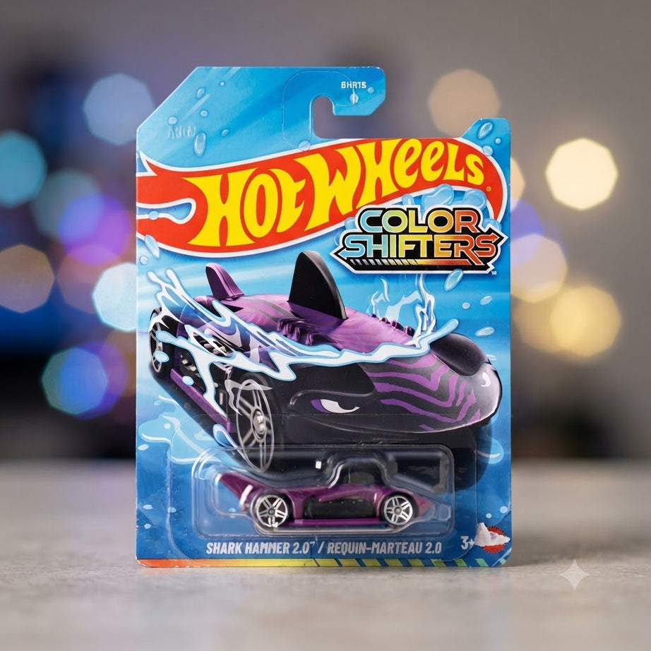 Hot wheels color shifters shark hammer