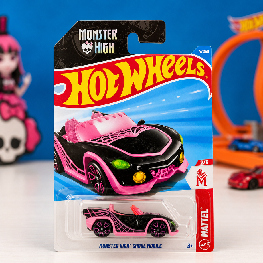 monster and high speed hot wheels