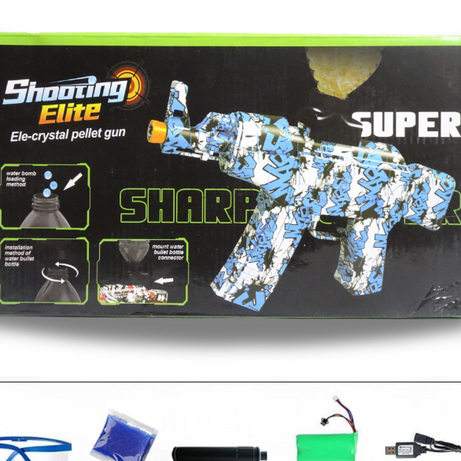 Shooting Elite ELE-Crystal Pellet Gun | KidsBestie | Gel Blaster