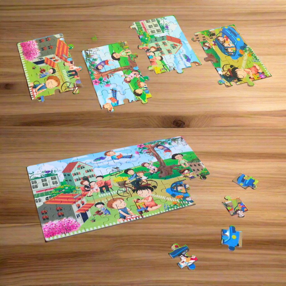 Kidsbestie- Jigsaw Puzzles in Metal Box 