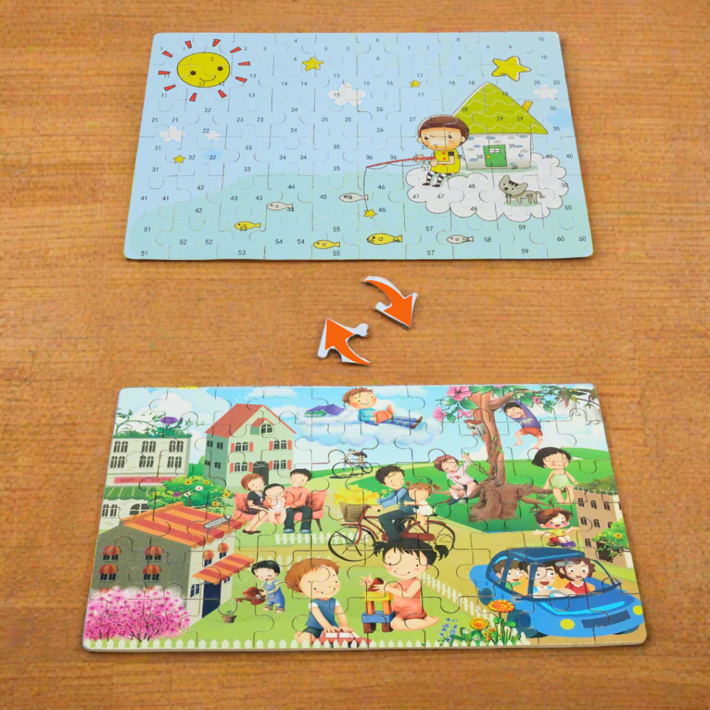 Kidsbestie-Jigsaw Puzzles in Metal Box for children