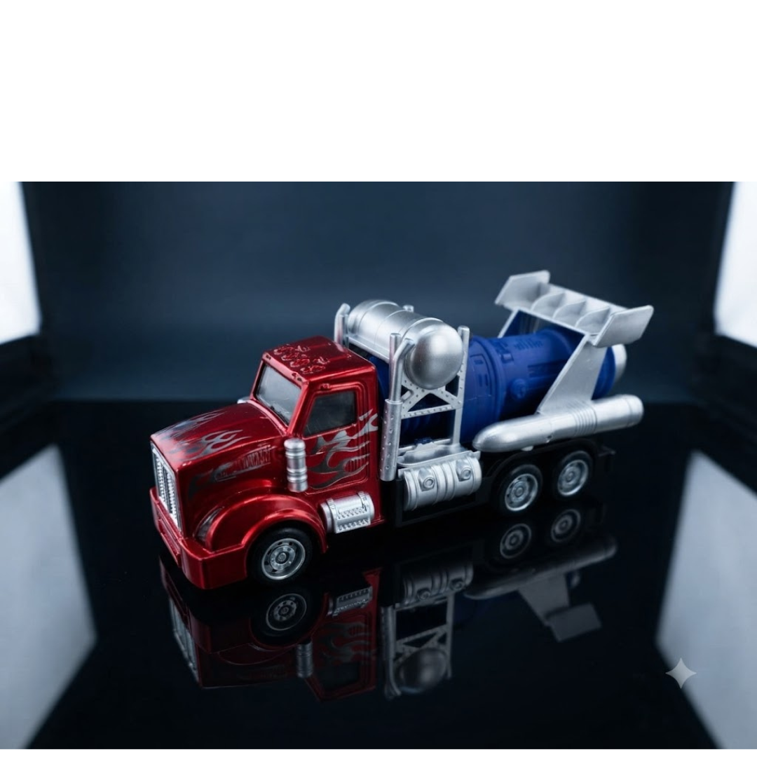 Diecast Smoke Truck – Realistic Fire Rescue Truck with Smoke Effects