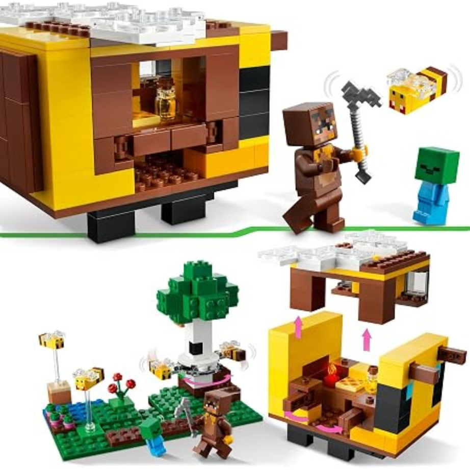 Minecraft Farm Cottage Building Blocks – Creative Pixel Farm House Construction Set[254+PCS]