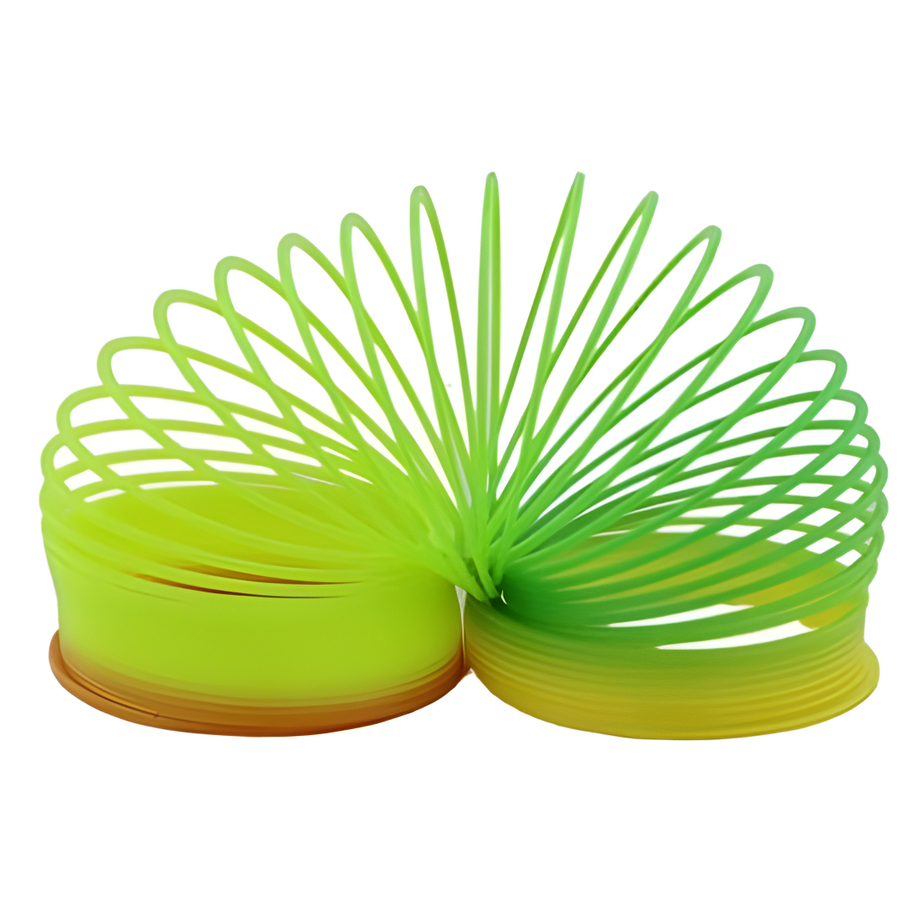 🌈 Magic Rainbow Spring Coil Toy – Colorful Stretchy Fun for Kids & Stress Relief 🎉 With Random Colors & Design