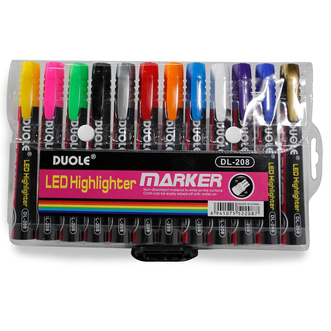 LED Markers are highly popular for decorating bubble balloons