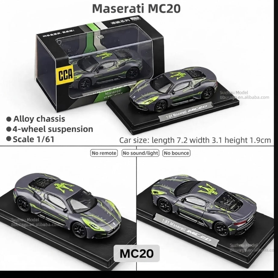 CCA 1:64 Maserati MC20 Diecast Model Car