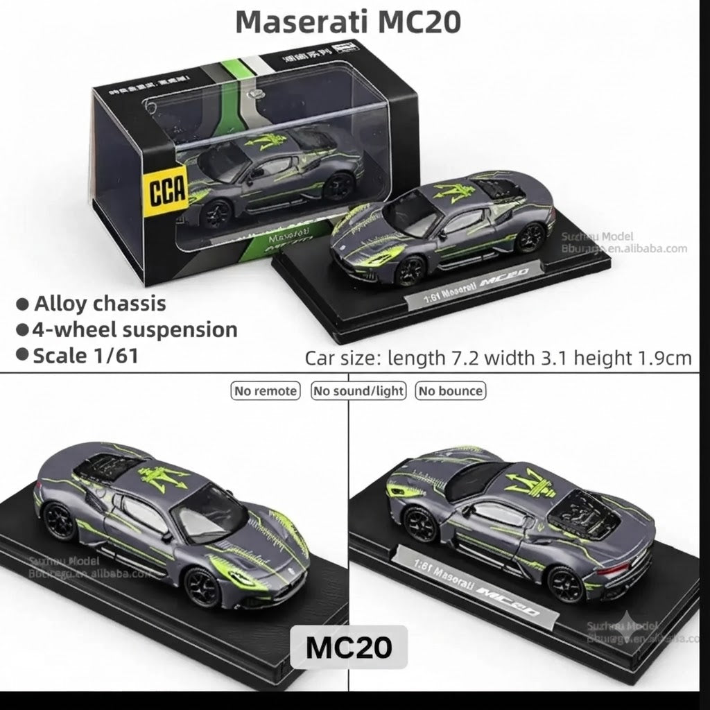 CCA 1:64 Maserati MC20 Diecast Model Car