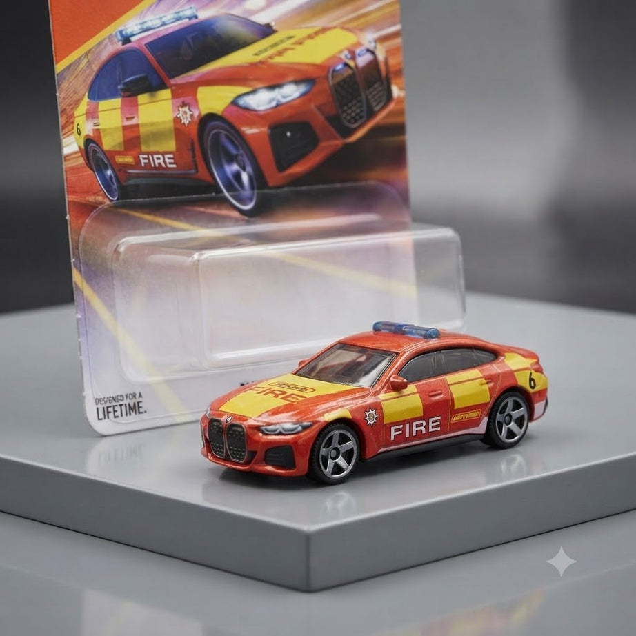 Matchbox Imported BMW i4 Police Die-Cast Car (74/125)