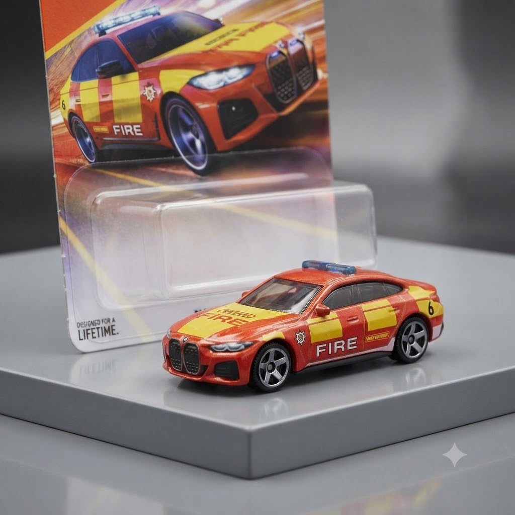 Matchbox Imported BMW i4 Police Die-Cast Car (74/125)