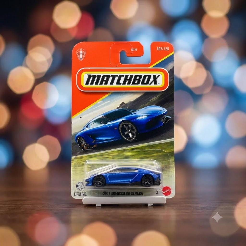 Matchbox 2021 Koenigsegg Gemera 1:64 Scale Die-Cast Mega-GT Collectible Toy Car