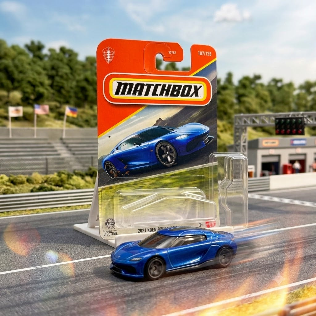 Matchbox 2021 Koenigsegg Gemera 1:64 Scale Die-Cast Mega-GT Collectible Toy Car