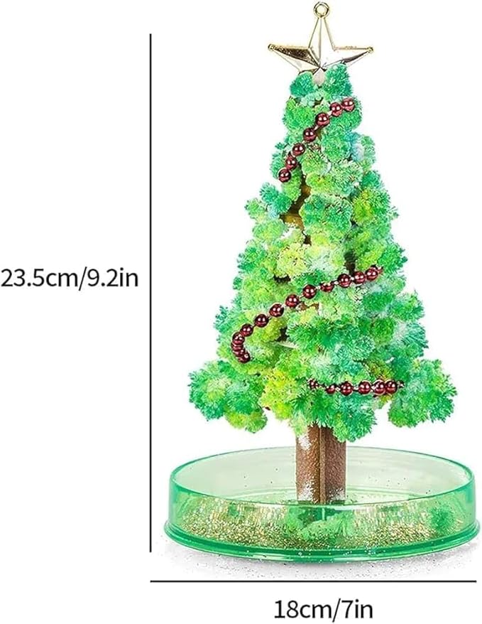 Kidsbestie-Magic Growing Crystal Christmas Tree - Free Accessories 