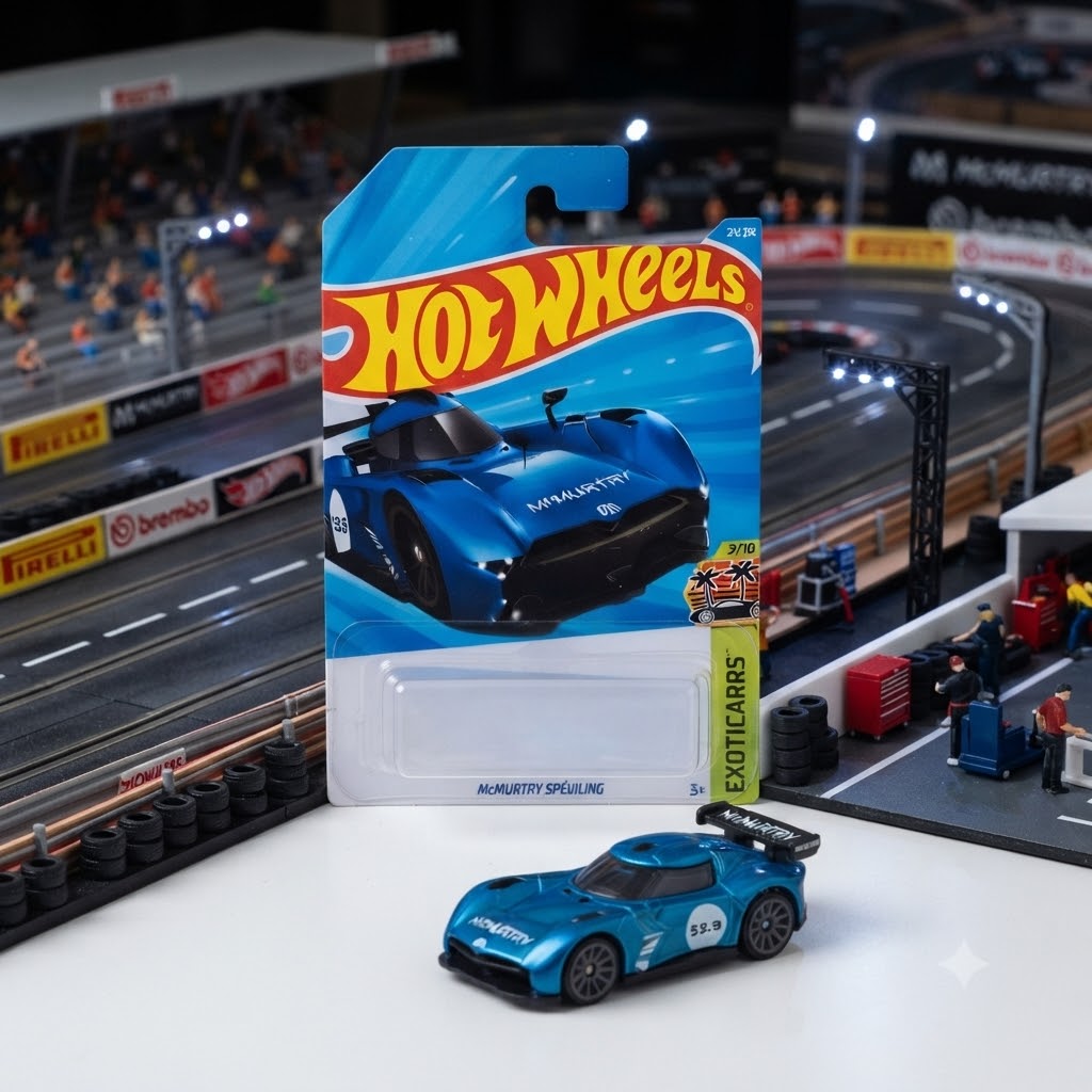 Hot Wheels Collectible Die-Cast Showcase: Austin Mini Cooper S & McMurtry Spéirling