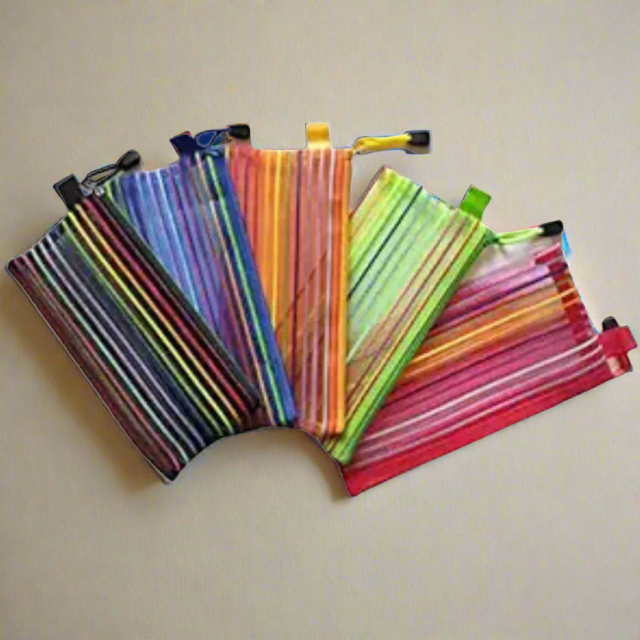 Kidsbestie-Rainbow mesh pouch