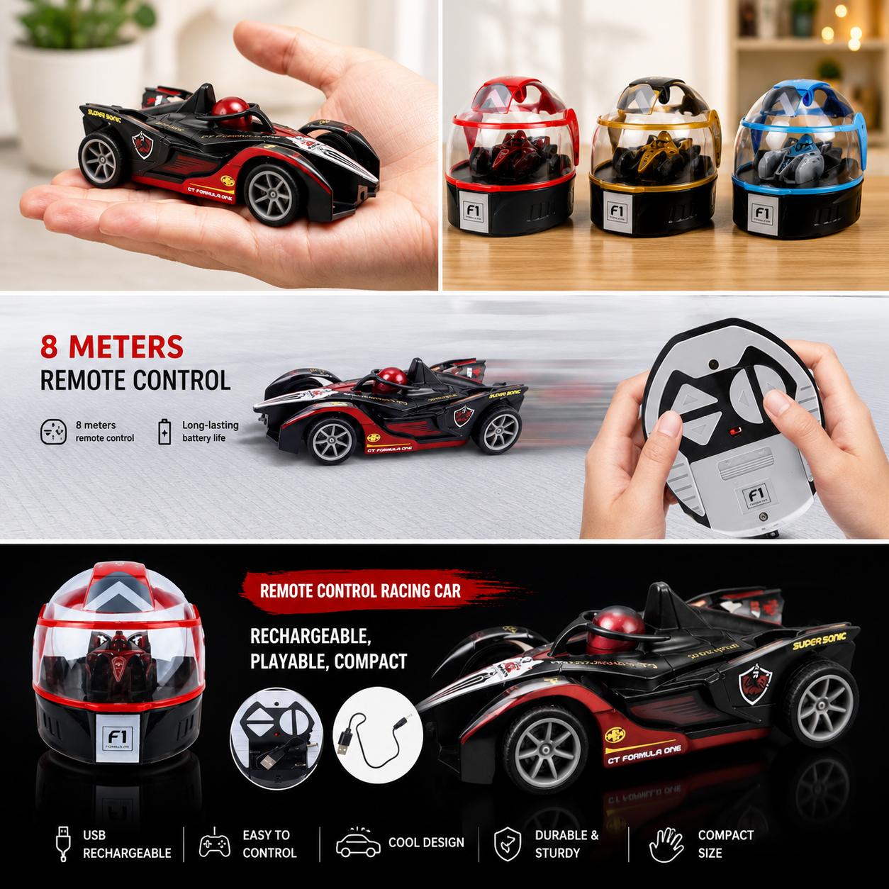 Compact and Rechargeable car