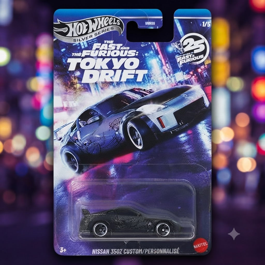 Hot Wheels Fast & Furious Tokyo Drift Nissan 350Z Custom (Silver Series)