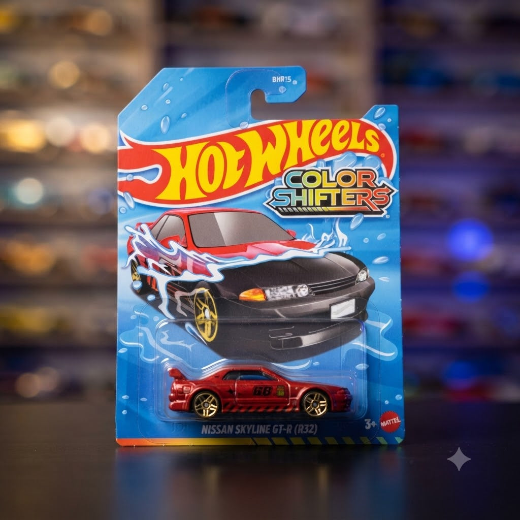 Hot Wheels Color Shifters Nissan Skyline GT-R (R32)