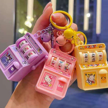 🎰 Cute Mini Slot Machine Keychain Toys | KidsBestie