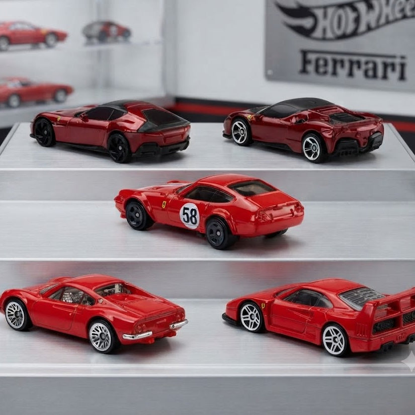 Hot Wheels Ferrari 5-Car Collector Pack - Imported