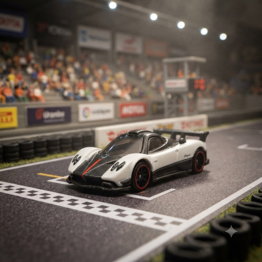 Hot Wheels Collectible Die-Cast Vehicle Assortment: Mercedes-Benz Unimog 1300L & Pagani Zonda Cinque