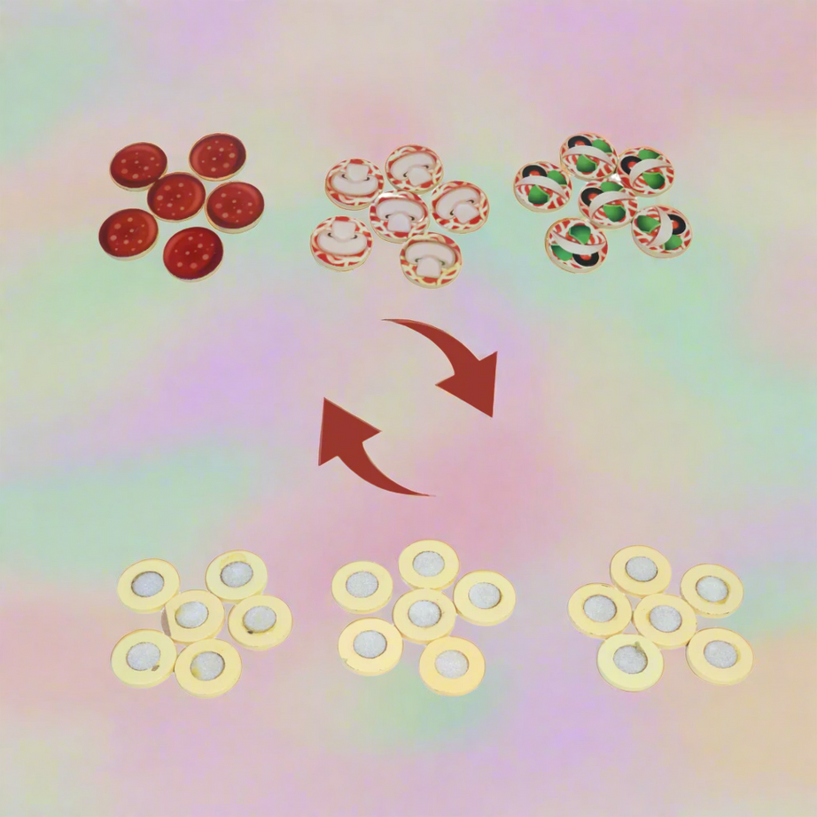 Kidsbestie- Pizza Making Set, Toppings for Kids