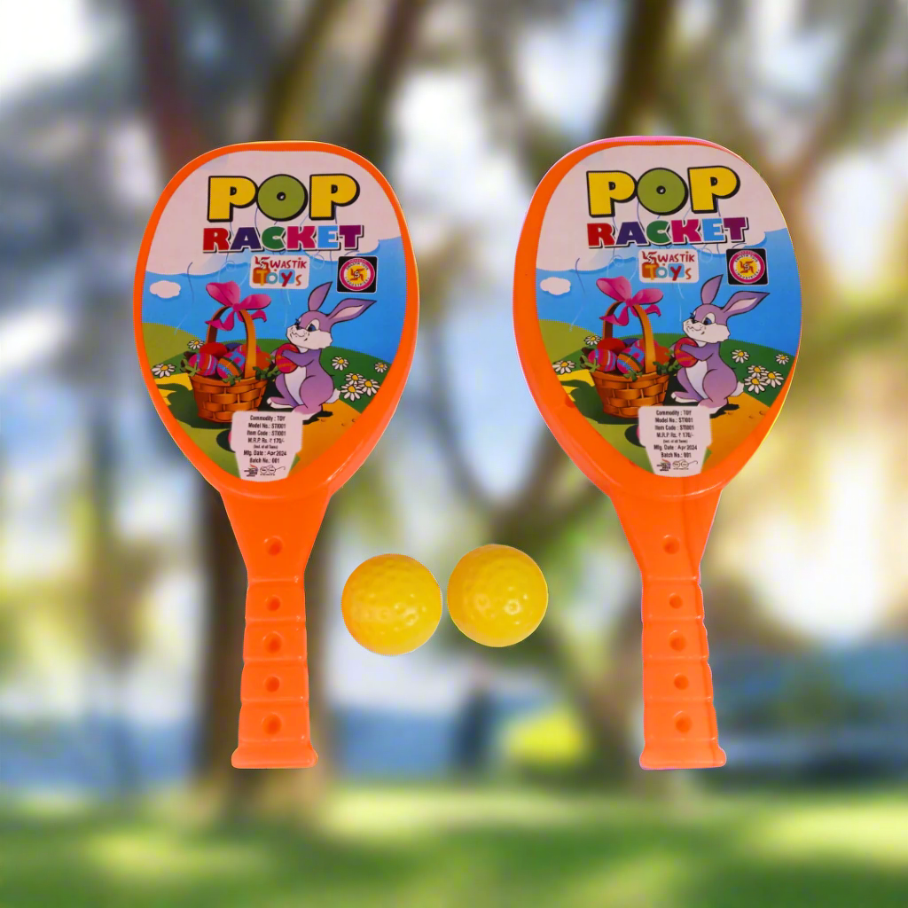 Pop Racket for kids-Random colours will be send – Kids Bestie