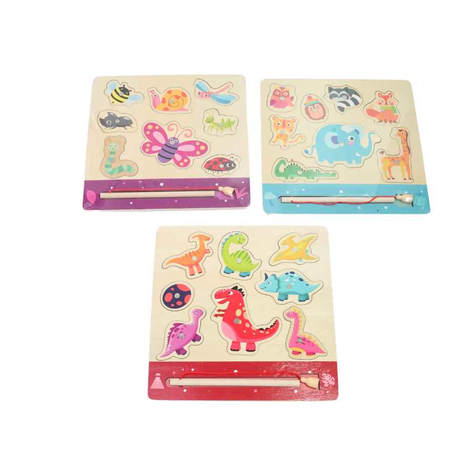 Kidsbestie-Puzzle of Insects/Animals/Marine Animals Fishing for Children